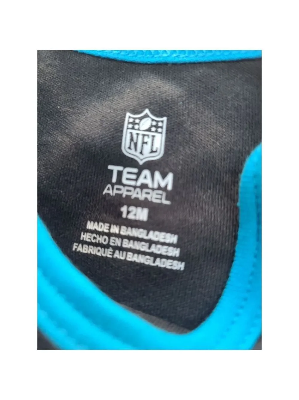 NFL Carolina Panthers Infant Bodysuit Set 12M